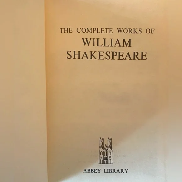 The Complete Works of William Shakespeare Hardcover Book (1974) - Picture 4 of 6